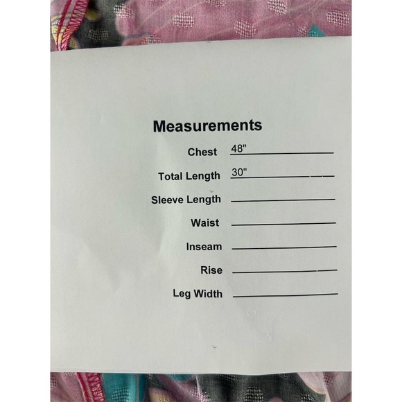 NEW Trina Turk Floral Kimono Swim Cover Up Pom Pom Trim OSFM Multicolor - Picture 2 of 9